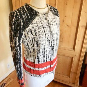 EUC Parker Boucle Moto Jacket Size L